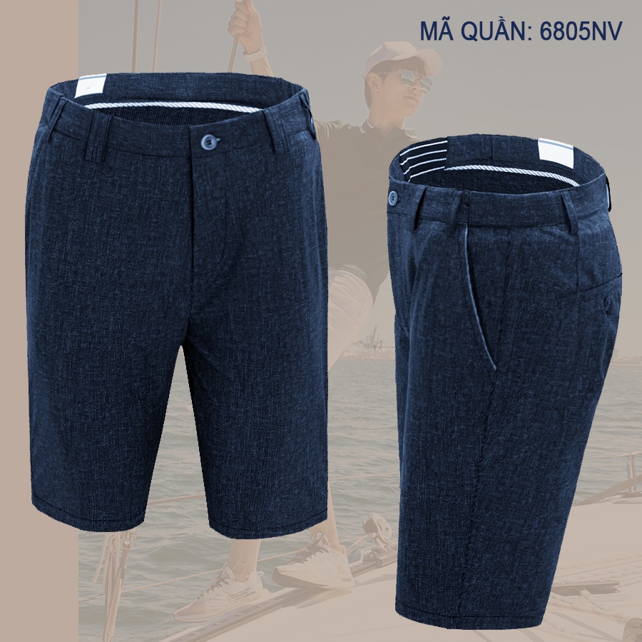 Quần short nam Benry, chất liệu vải Gracell co giãn 4 chiều, Dáng quần slim fit mặc thể thao, trẻ trung - BENRY HOMME