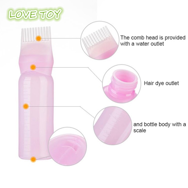 Bình rỗng đựng thuốc nhuộm tóc dung tích 120ml tiện dụng