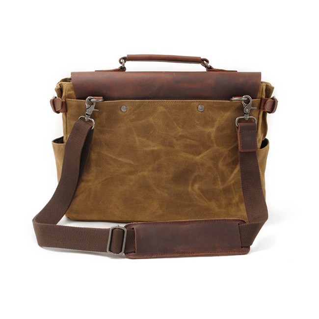 TÚI VINTAGE VẢI SÁP WAX, DA BÒ THẬT 100% DÀNH CHO SẾP LỚN. SIỀU NGẦU, SANG TRỌNG, LỊCH LÃM CHỐNG NƯỚC, CHỐNG BỤI | BigBuy360 - bigbuy360.vn