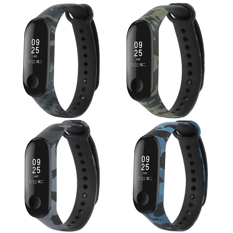 Vòng đeo tay xiaomi miband 3 rằn ri camo