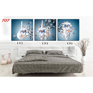 Bộ 3 tranh Canvas nghệ thuật