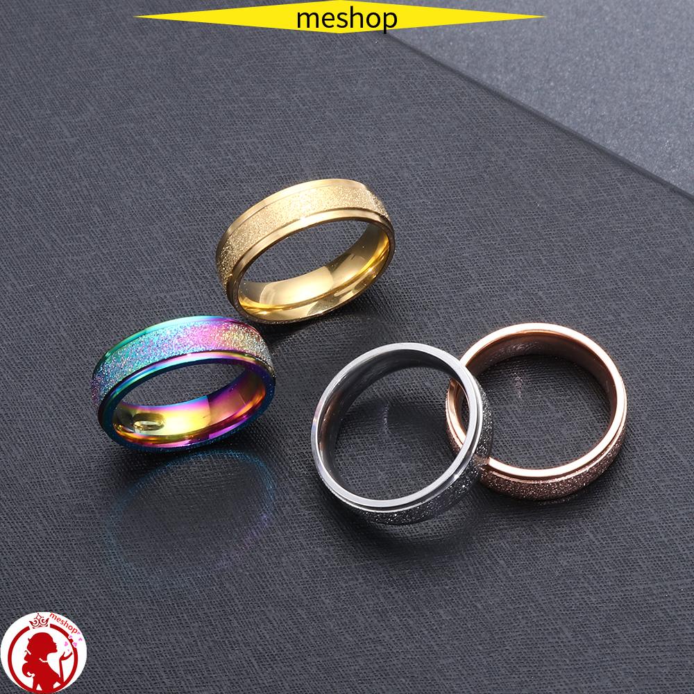 Nhẫn Màu Sắc Thời Trang Giúp Giảm Căng Thẳng|Nhẫn Thép Không Gỉ Màu Sắc