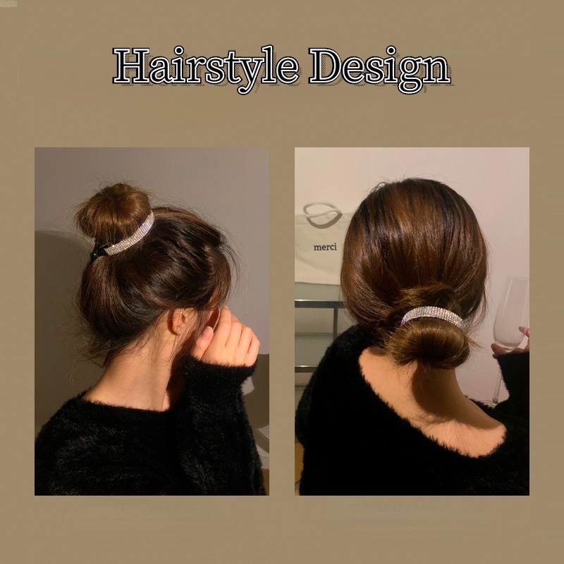 1 kẹp tóc đính kim cương tua rua phong cách Hàn Quốc thời trang cho nữ