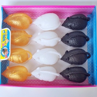Squishy Chuột Đồ chơi Gudetama bóp trút giận con chuột đen ghớm ghiếc