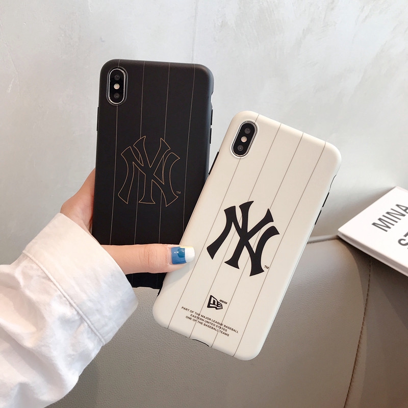 New York Yankees Trend Brand Phone case iphone X 6 6s 7 8 Plus XS MAX XR 11 Pro max soft Silicone IMD Casing