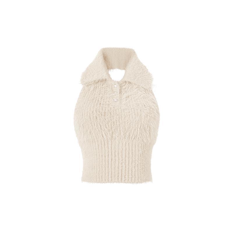 Bộ Áo Sweater Lông Xù + Áo Khoác Ngoài Dáng Rộng Quyến Rũ Cho Nữ 1jinn | BigBuy360 - bigbuy360.vn