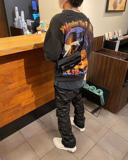 Quần baggy nylon panta FOG
