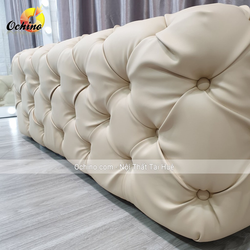 Ghế Dài Sofa Nhún Cổ điển cao cấp size 1m (Ảnh thật và video)