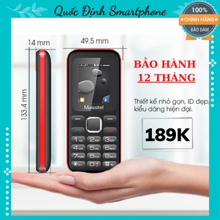Điện thoại Masstel izi 104, izi 109, izi 110 - Bảo hành chính hãng 12 tháng