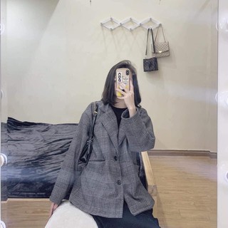 Blazer kẻ áo