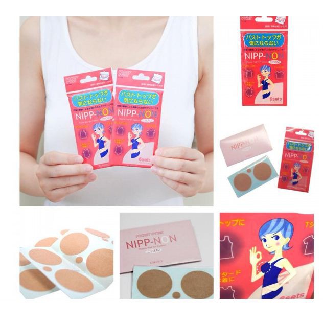Set 12 miếng dán che ngực NIPP- nội địa Nhật Bản