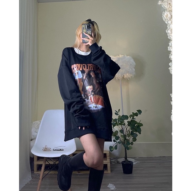 Áo sweater - áo nỉ cổ tròn phong cách hiphop 2021 (Ảnh thật tự chụp) | BigBuy360 - bigbuy360.vn