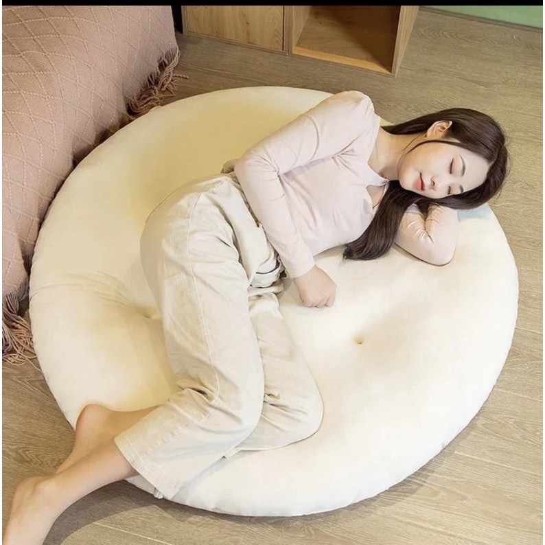 đệm bệt tròn sai lớn 75x75cm vải nỉ nhung cao cấp