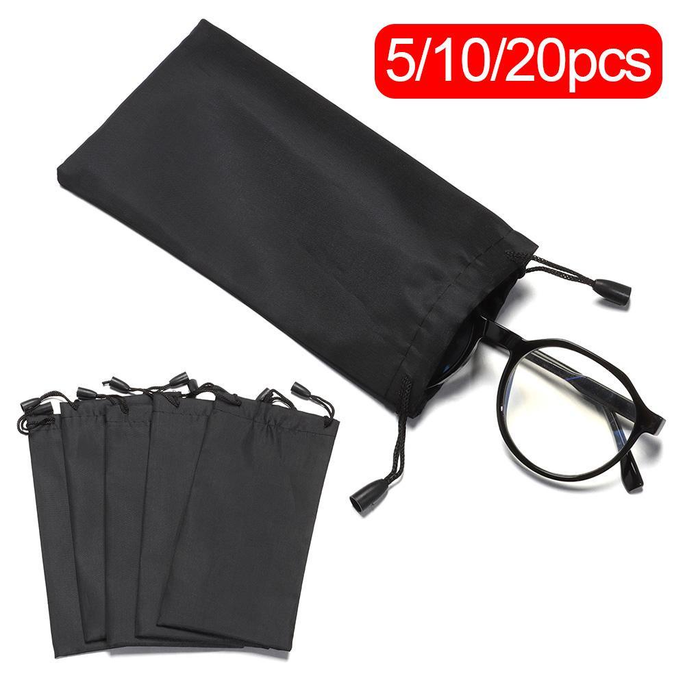 HS Set 5 / 10 / 20 Túi Dây Rút Đựng Mắt Kính Tiện Dụng