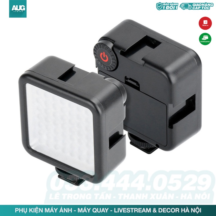 Đèn Led Quay Phim Cầm Tay Mini Công Suất Sáng Cực Mạnh, Dành Cho Máy Ảnh DSLR, Máy Quay - AUG Camera & Decor Hà Nội