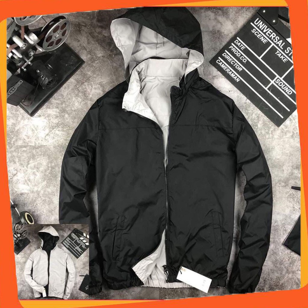 [Freeship - Hàng Auth] Áo Gió 2 Mặt l Áo Khoác Dù dành cho cả Nam và Nữ_45-80kg | BigBuy360 - bigbuy360.vn