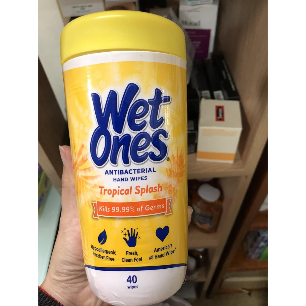 Khăn giấy diệt khuẩn ướt Wet Ones - Mỹ