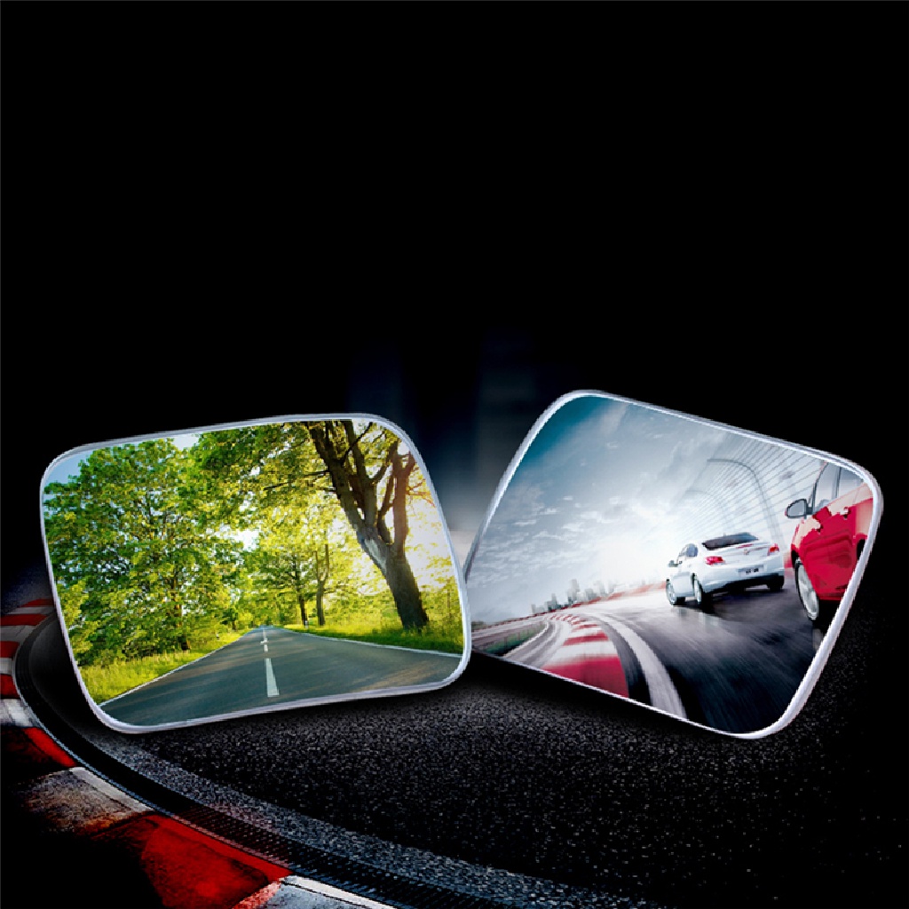 Onsalezone 1 Gói Hình Vuông Mỏng 360° Xoay + 20° Gương Cầu Lồi Điều Chỉnh Điểm Mù, Ampper HD