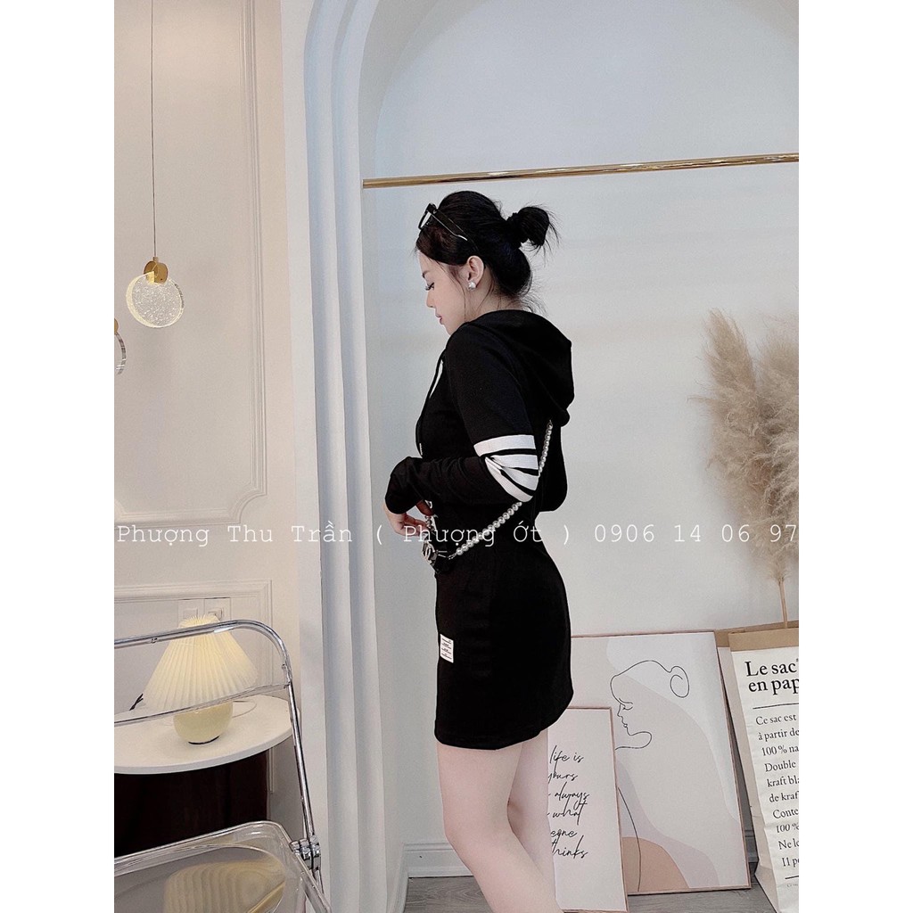 VÁY LEN TĂM MŨ SỌC TAY CO GIÃN 4 CHIỀU THỜI TRANG HOT TREND | BigBuy360 - bigbuy360.vn