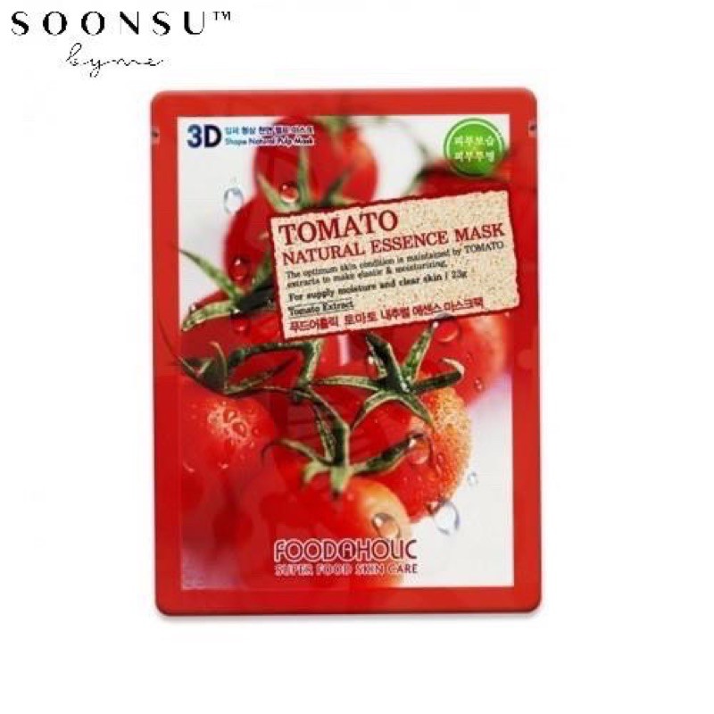 Mặt Nạ 3D Cà Chua Tomato Natural Essence Mask Foodaholic