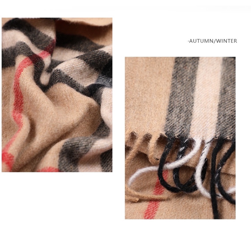 Khăn dạ ép mịn hoạ tiết kẻ thanh lịch