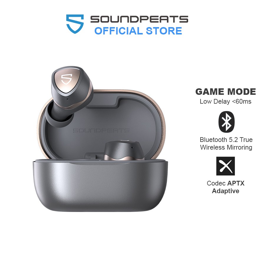 Tai nghe True Wireless Earbuds SoundPEATS Sonic Mirroring Bluetooth V5.2 APTX Adaptive - Hàng chính hãng