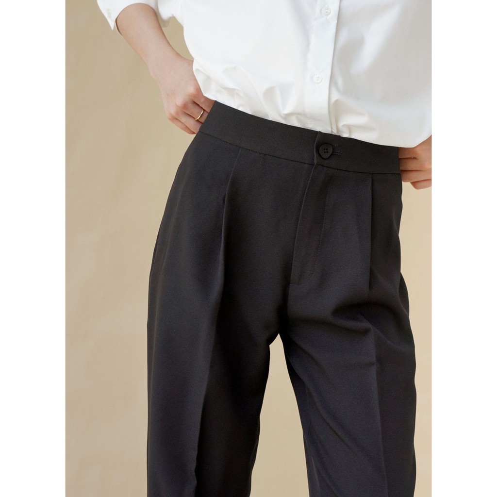 Quần baggy suông trơn (Đen)_MONOTALK B30002FT | BigBuy360 - bigbuy360.vn