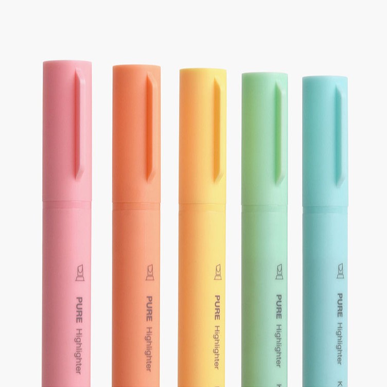 Set Macaron Highlighter Kaco Pure 5 cây