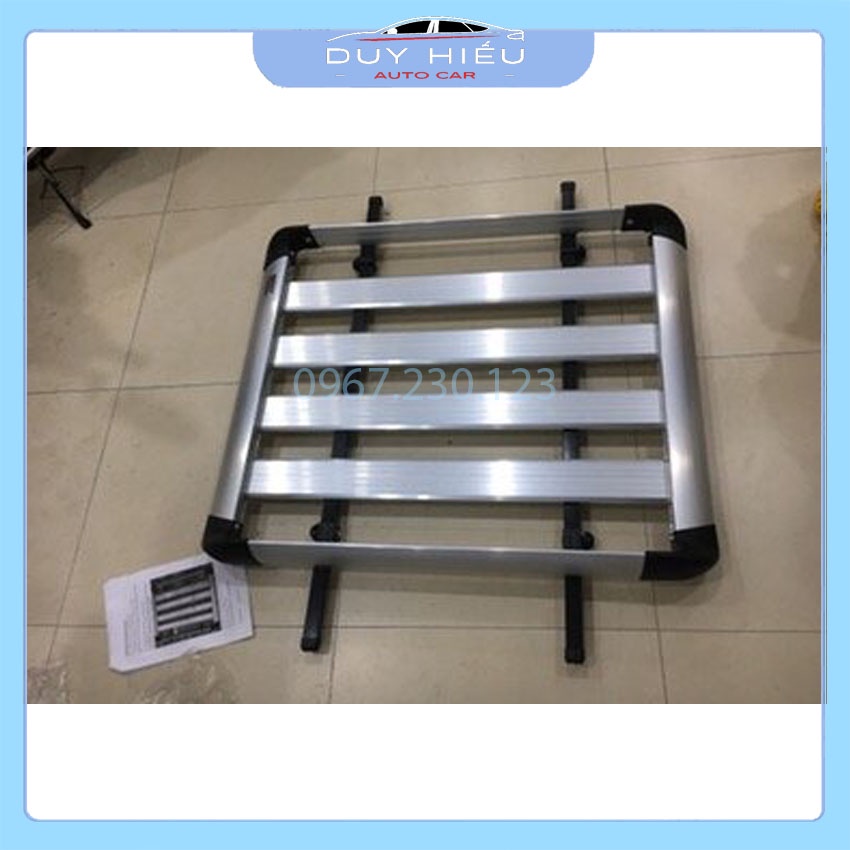 Baga Nóc Ô TÔ Chở Hàng Giá Nóc Xe Ô TÔ Vuông 5 Chỗ Hợp Kim Nhôm Chịu Lực