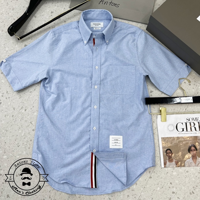 Sơ mi Thom Browne Cộc Tay Viền Trong