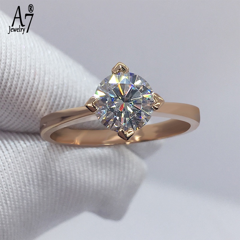 Nhẫn Đeo Chéo Dạng Hở A7 Pt950 Platinum Moissanite