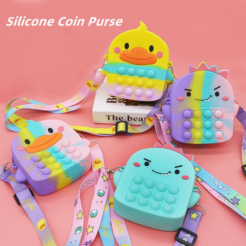 Rodent Pioneer Túi Đeo Vai Bằng Silicon Thời Trang Dễ Thương Và Vui Nhộn Thường Ngày Cho Trẻ Em