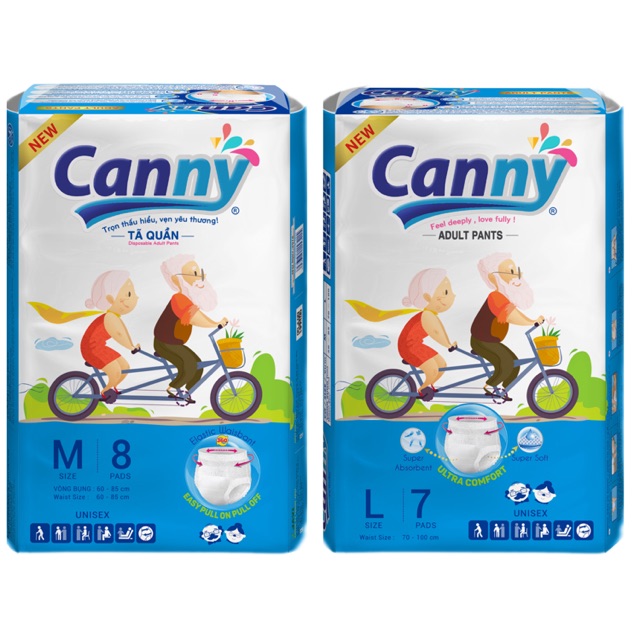 10 gói Tã Quần Người Lớn Canny M8/L7