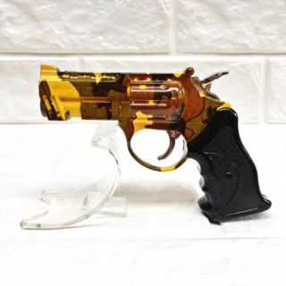 Bật lửa s.úng camo có đèn lazer (kim loại)