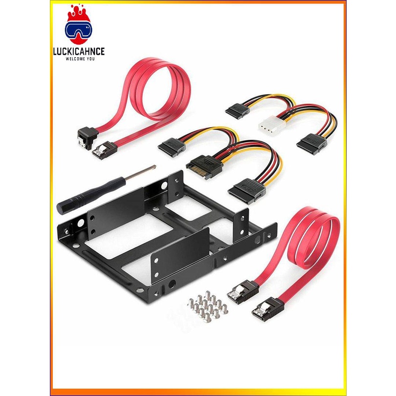 Bộ Chuyển Đổi Ổ Cứng Trong Suốt 2 Cái 2.5 Inch Ssd Sang 3.5 Inch | BigBuy360 - bigbuy360.vn