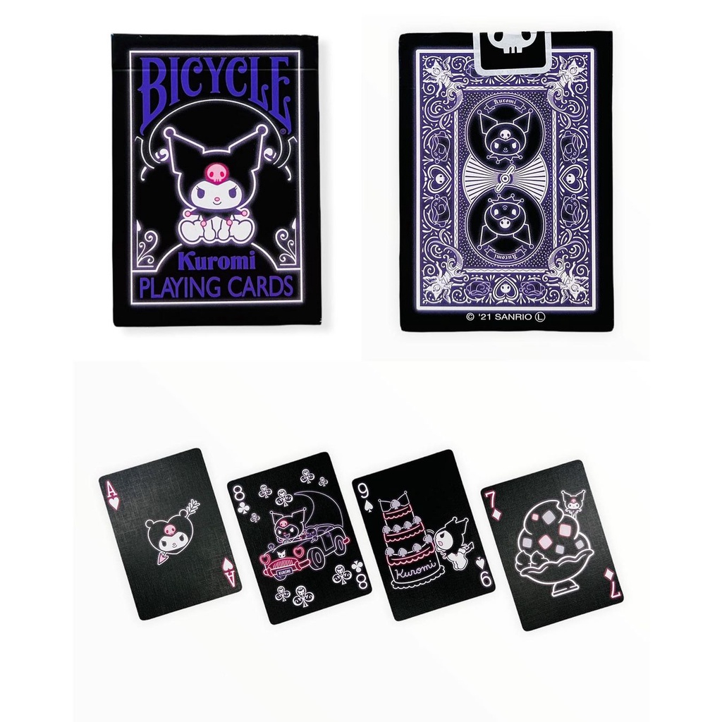 Bài tây Poker Bicycle Sanrio Kuromi Playing Cards