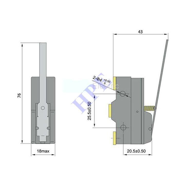 Công tắc hành trình LXW5