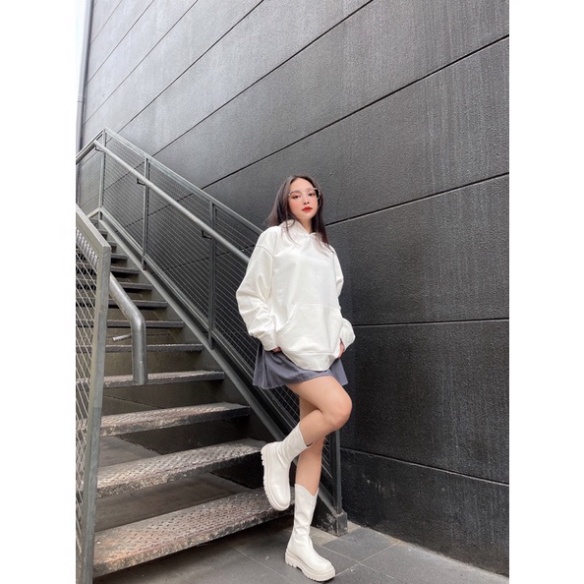 Áo Hoodie nỉ bông cao cấp hàng nhập | Winter Hoodie (White)