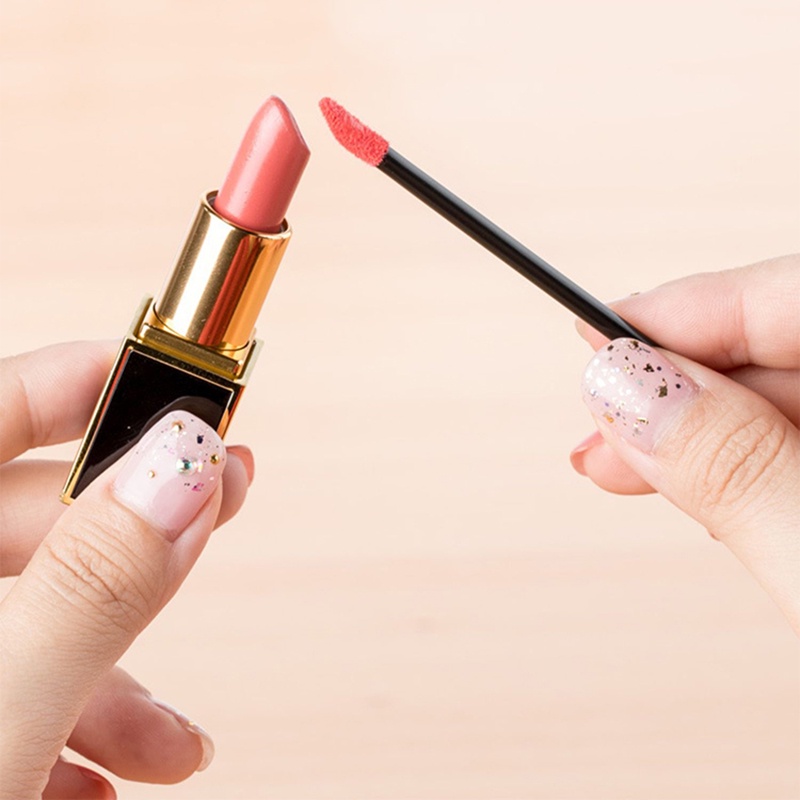 [Hàng mới về] Set 50 cọ thoa son môi/mascara/trang điểm lông mày dùng một lần