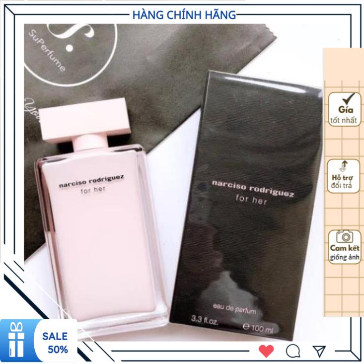 Nước hoa NARCISO RODRIGUEZ FOR HER - NAR HỒNG, Dầu Thơm Narciso Hồng, mùi Xạ cực kỳ thơm - LILY