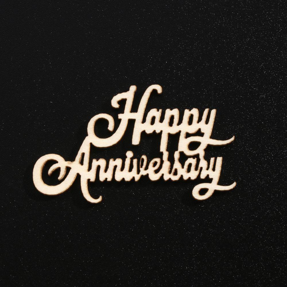 Bộ 15 Miếng Gỗ Khắc Chữ Cắt Laser Treo Trang Trí Nhà