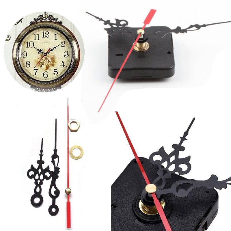 Động Cơ Thay Thế Cho Đồng Hồ Treo Tường Màu Đen