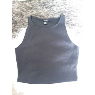 Áo 3 lỗ croptop Forever21 đen