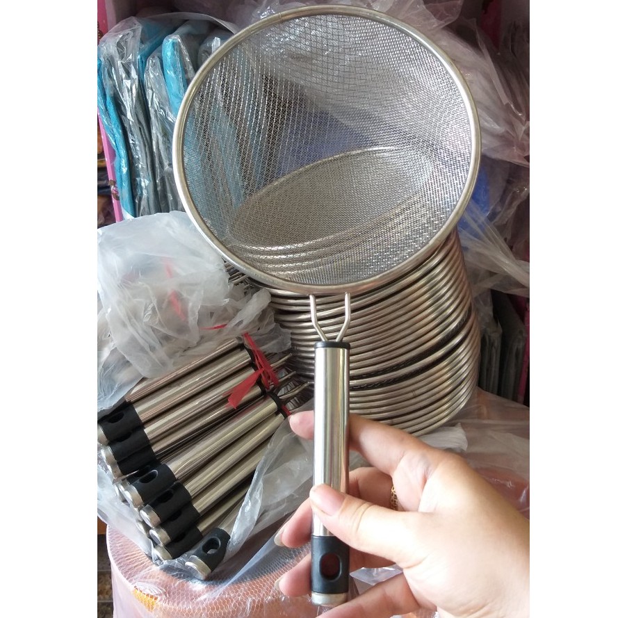 Rỗ Lược Dừa, Rây lọc inox 2 lớp