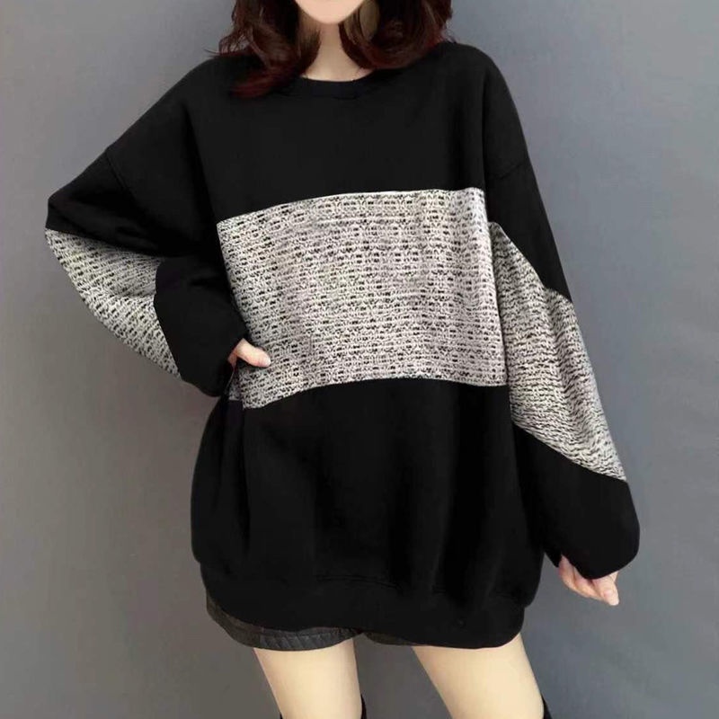 (40-150kg) Áo Sweater Nữ Tay Dài Oversize