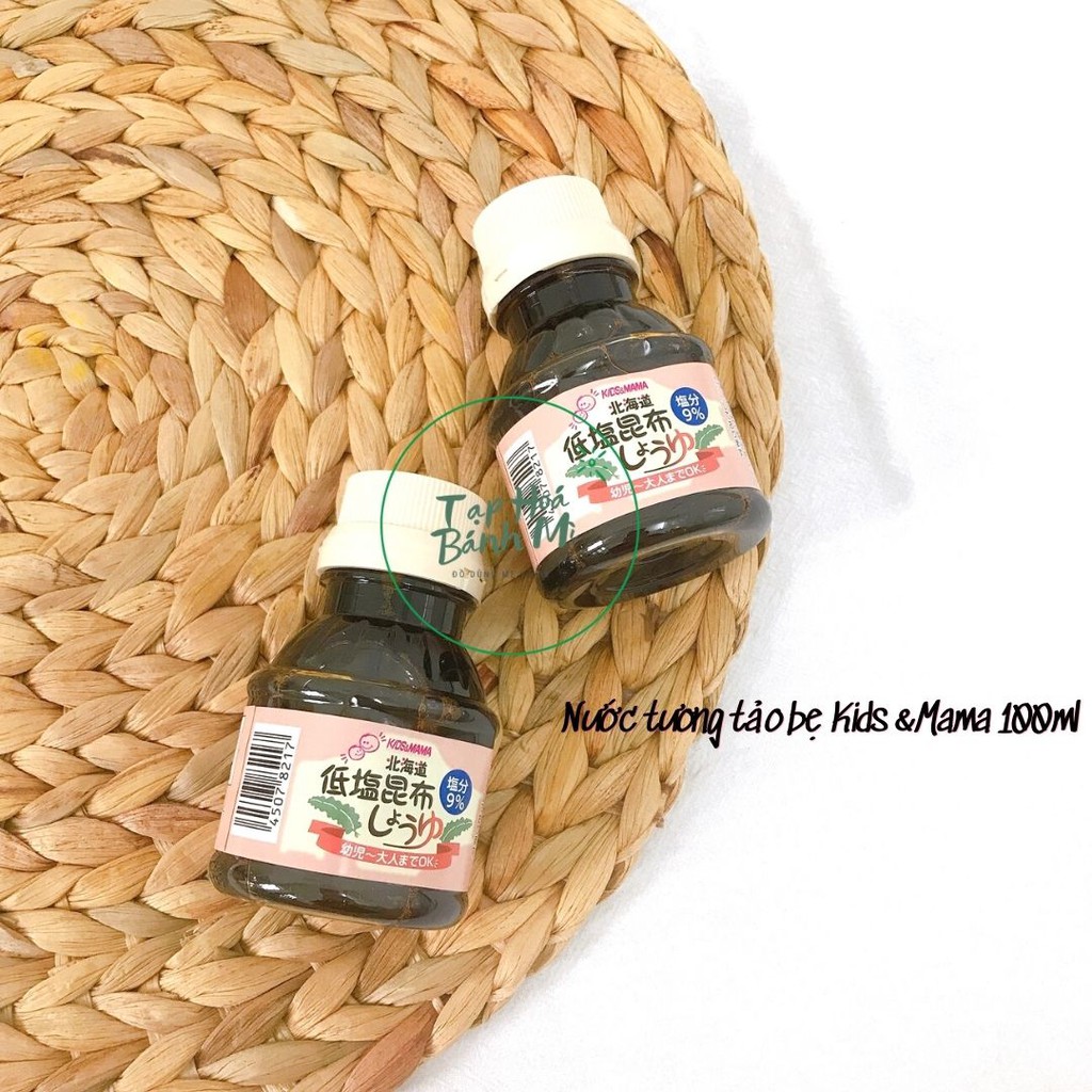 Nước tương tảo bẹ Kids and Mama Nhật 100ml