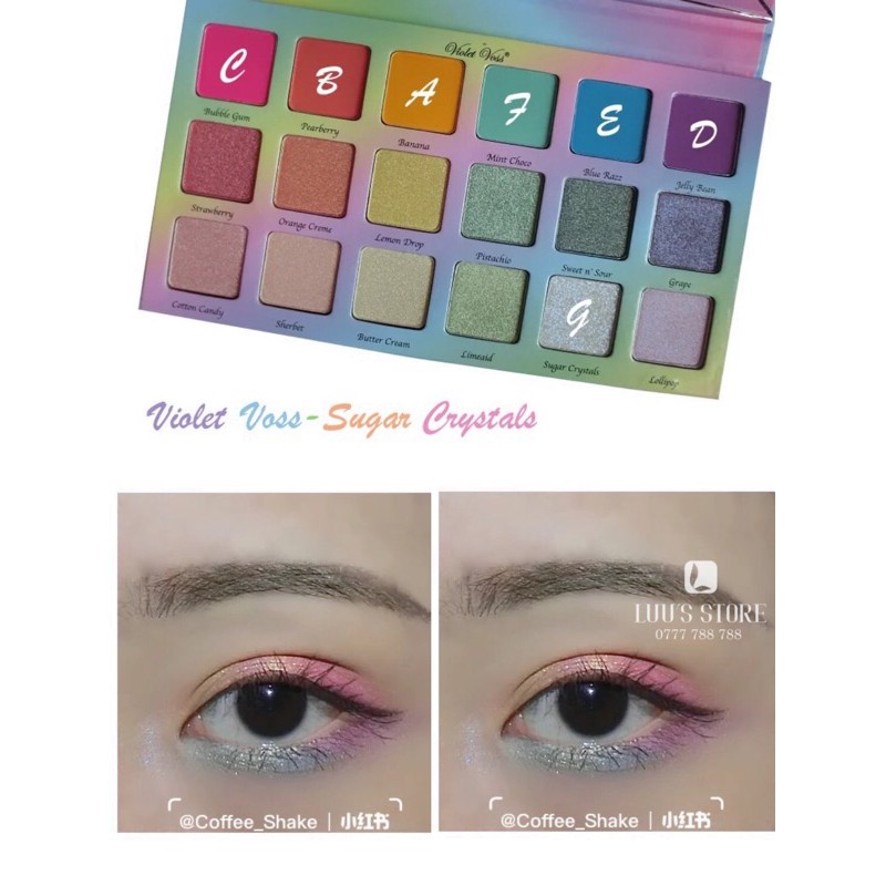 Bảng Phấn Mắt Violet Voss Sugar Crystals
