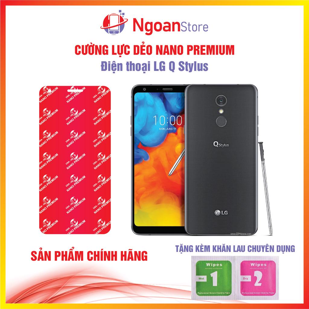Cường lực dẻo Nano cho Điện thoại LG Q Stylus - Ngoan Store