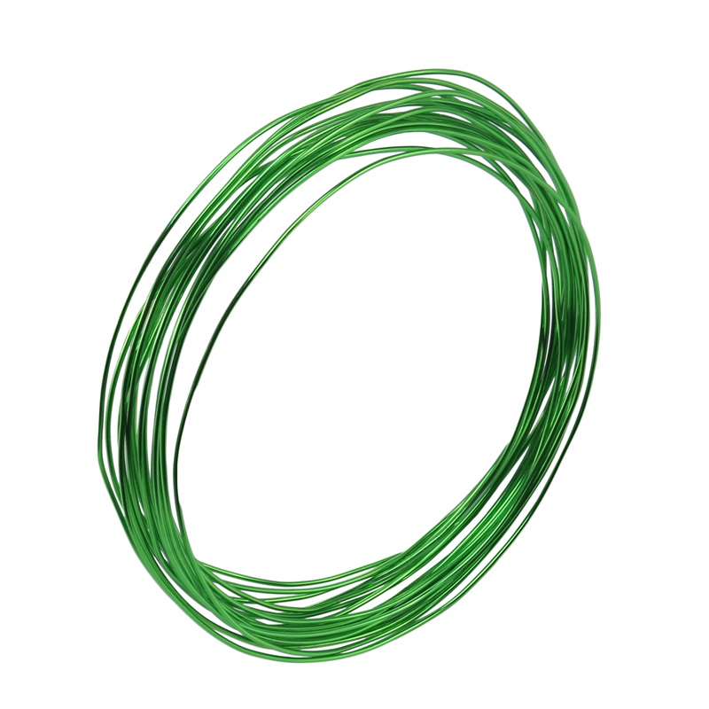 9 Cuộn Dây Nhôm Làm Cây Bonsai 3 Kích Cỡ (1.0 Mm,1.5 Mm,2.0 Mm), Total 147 Feet (Màu Xanh Lá)