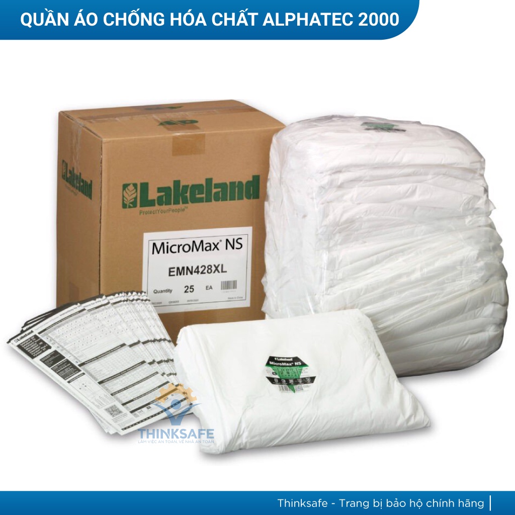Quần áo phòng dịch Lakeland Thinksafe, chuyên dùng phòng dịch cho các nhân viên khu cách ly, đi máy bay - Micromax
